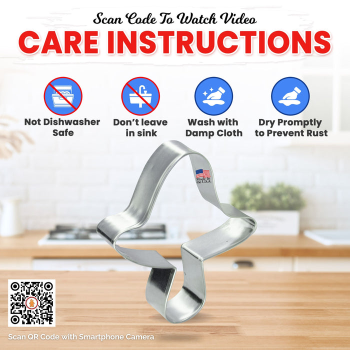 Shitake Mushroom Cookie Cutter 3.25" B0990