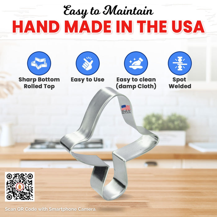 Shitake Mushroom Cookie Cutter 3.25" B0990