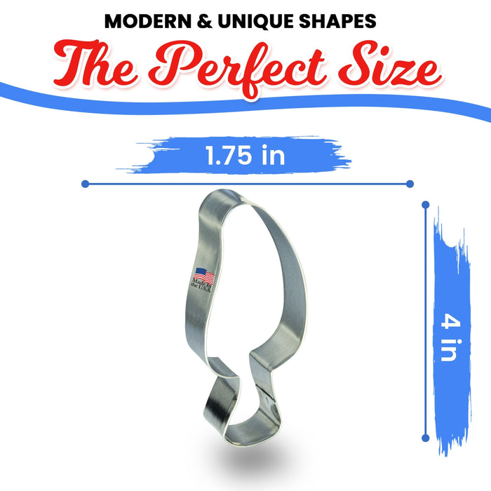 Morel Mushroom Cookie Cutter 4" B0994