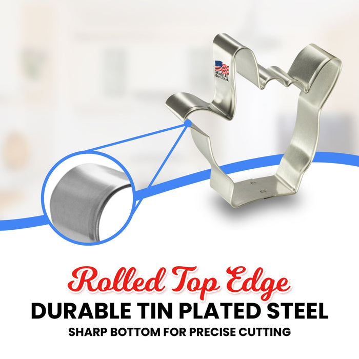 Mini Hand I Love You Sign Cookie Cutter 1.5 In. M169