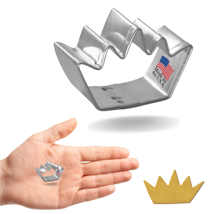 Mini Crown Cookie Cutter 1.5 In. M167