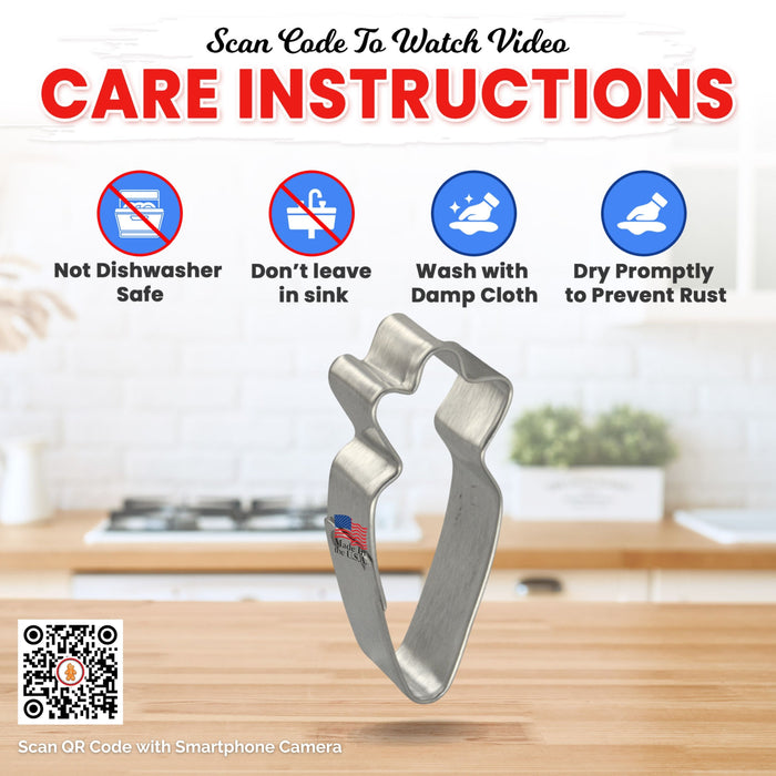 Mini Carrot Cookie Cutter 1.75 In. M68