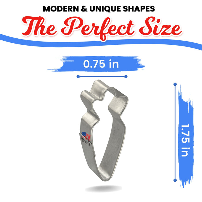 Mini Carrot Cookie Cutter 1.75 In. M68