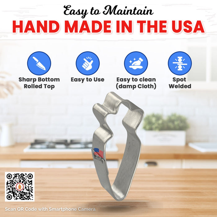 Mini Carrot Cookie Cutter 1.75 In. M68