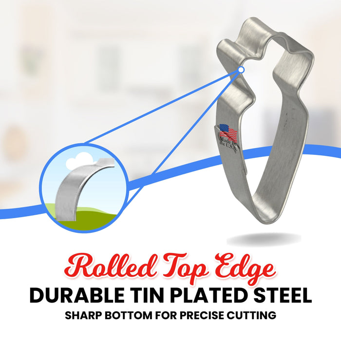 Mini Carrot Cookie Cutter 1.75 In. M68