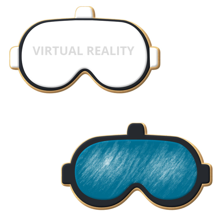 Virtual Reality and Scuba Goggles Cookie Cutter 4" B1019