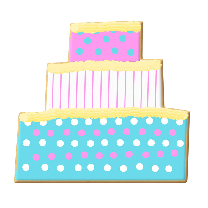 Three Layer Cake Cookie Cutter 3.5 in B1647