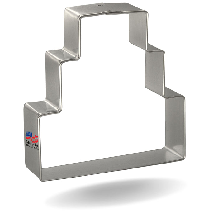 Three Layer Cake Cookie Cutter 3.5 in B1647