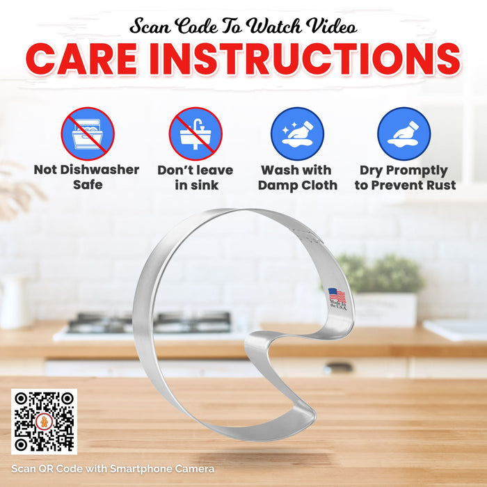 Artist Palette Cookie Cutter 4 in B1637