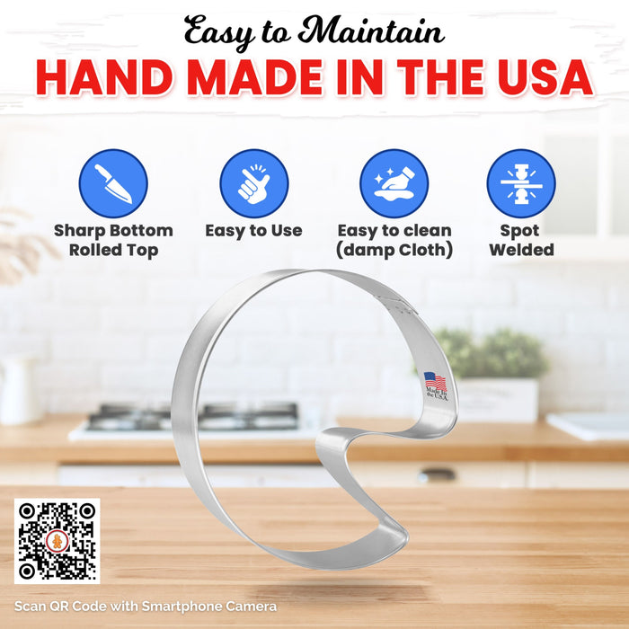 Artist Palette Cookie Cutter 4 in B1637