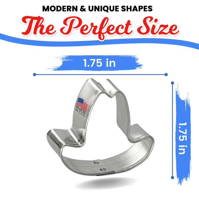 Mini Cowboy Hat Cookie Cutter 1.75 in M85