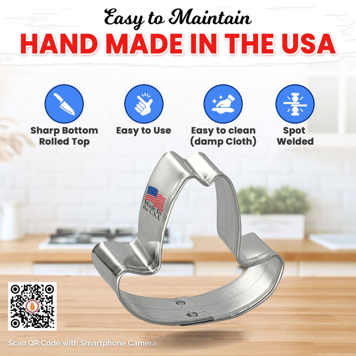 Mini Cowboy Hat Cookie Cutter 1.75 in M85