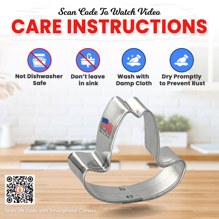 Mini Cowboy Hat Cookie Cutter 1.75 in M85