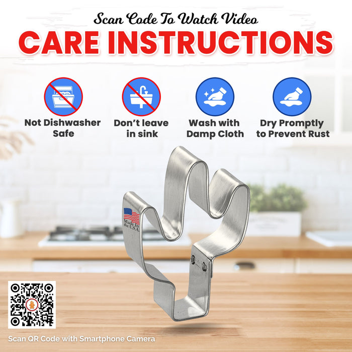 Mini Cactus Cookie Cutter 2 in M72