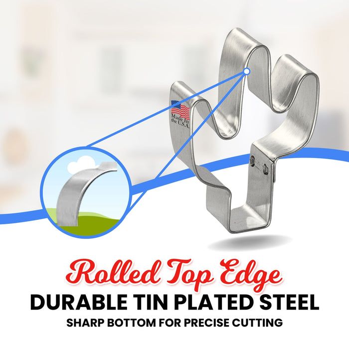 Mini Cactus Cookie Cutter 2 in M72