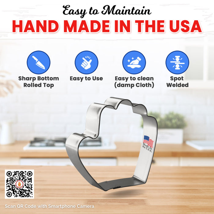 Baseball Glove Cookie Cutter 3.5 in B1236