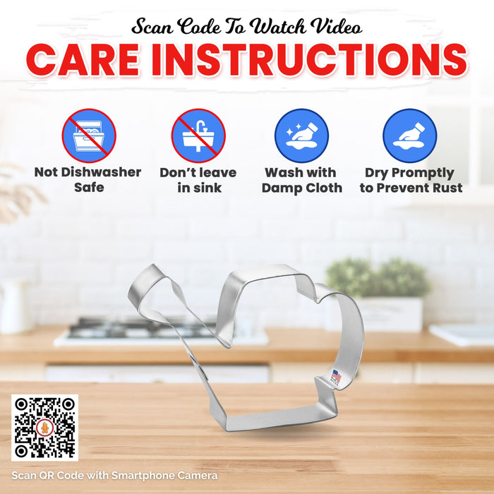Watering Can Cookie Cutter 4.25 in B1336