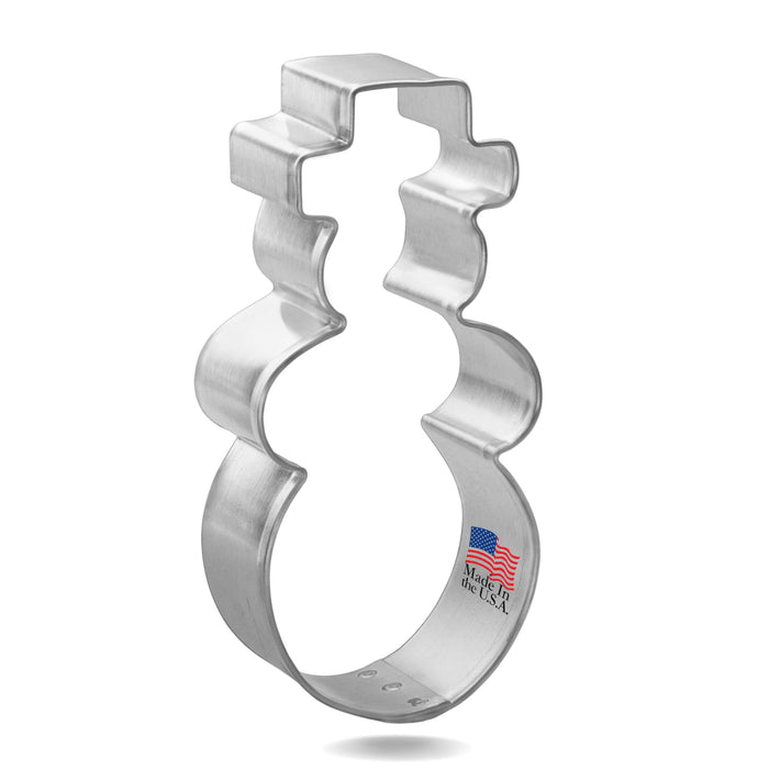 Snowman With Hat Cookie Cutter 3.5 in B544