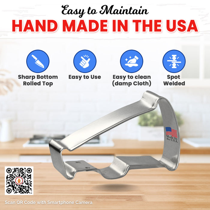Megaphone Cookie Cutter 3.5 in B1446
