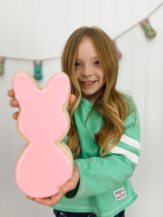 Extra Large Marshmallow Bunny Body Cookie Cutter 8” BR1766