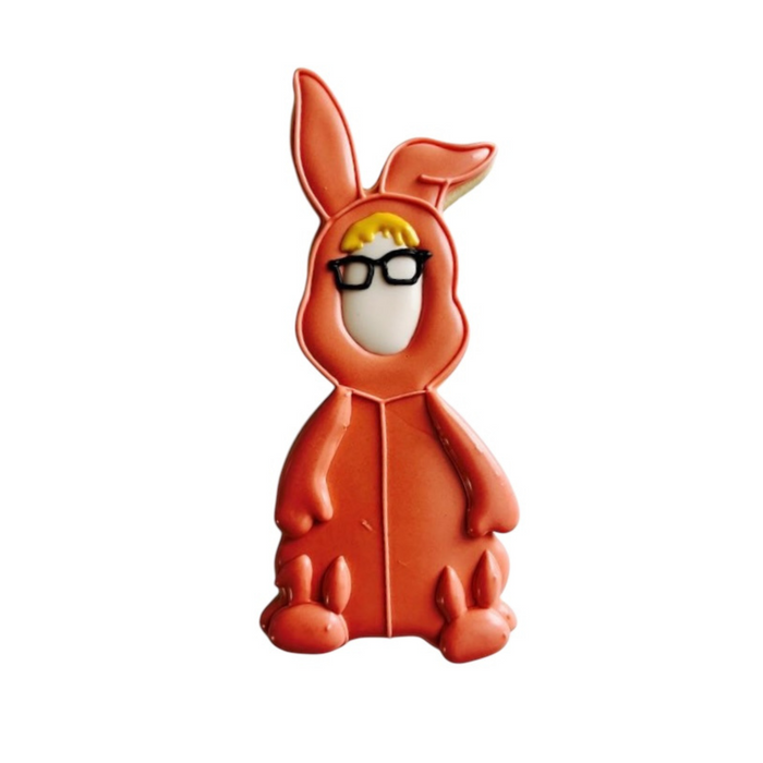 Chocolate Easter Bunny Cookie Cutter 5 in B1427