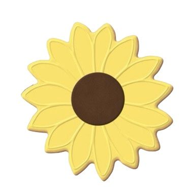Sunflower Cookie Cutter 3.25 in B1246