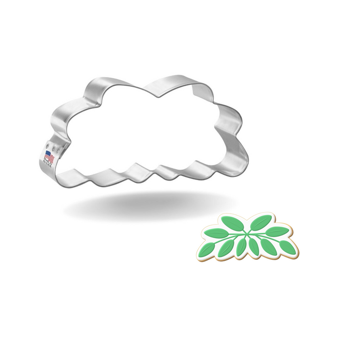 Eucalyptus leaf cookie cutter