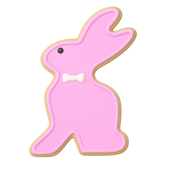 Bunny Rabbit Cookie Cutter 3 in B23