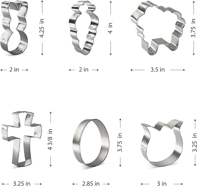 Easter Cookie Cutter 6 Pc Set HS0450