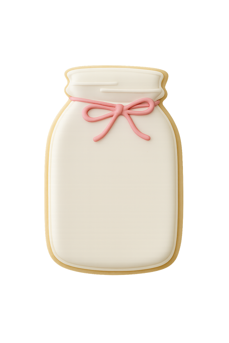 Mason Jar Cookie Cutter 4.5 in B1602