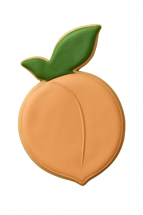 Peach Cookie Cutter 3.5 in B1363