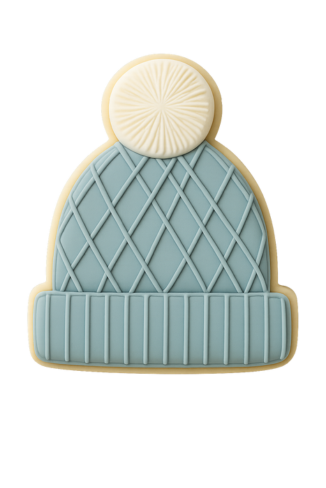 Beanie Hat / Stocking Cap Cookie Cutter 3.25 in B1185