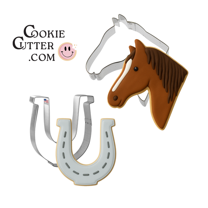 Horse Shoe and Horse Head 2 Pc Set HS0575