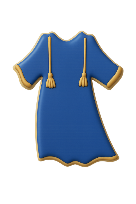 Gown Cookie Cutter 4 in B1272