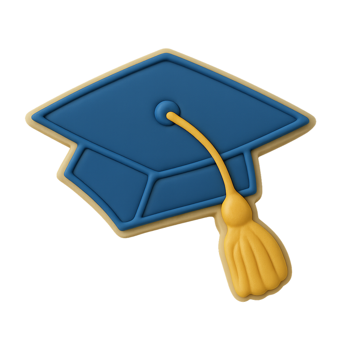 Graduation Cap Cookie Cutter 4.5 in B1341