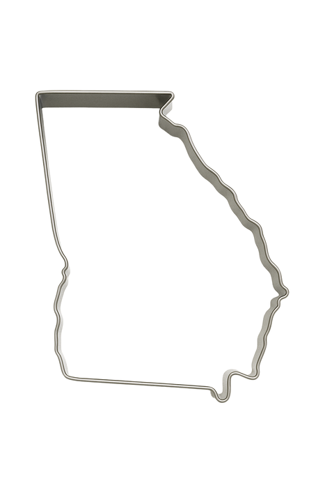 State Of Georgia Tin Cookie Cutter 4 in B1793