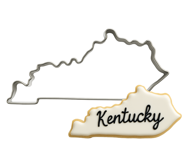 State Of Kentucky Tin Cookie Cutter 4 in B1796