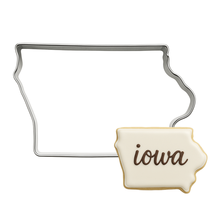State of Iowa 4 in Cookie Cutter in B1795