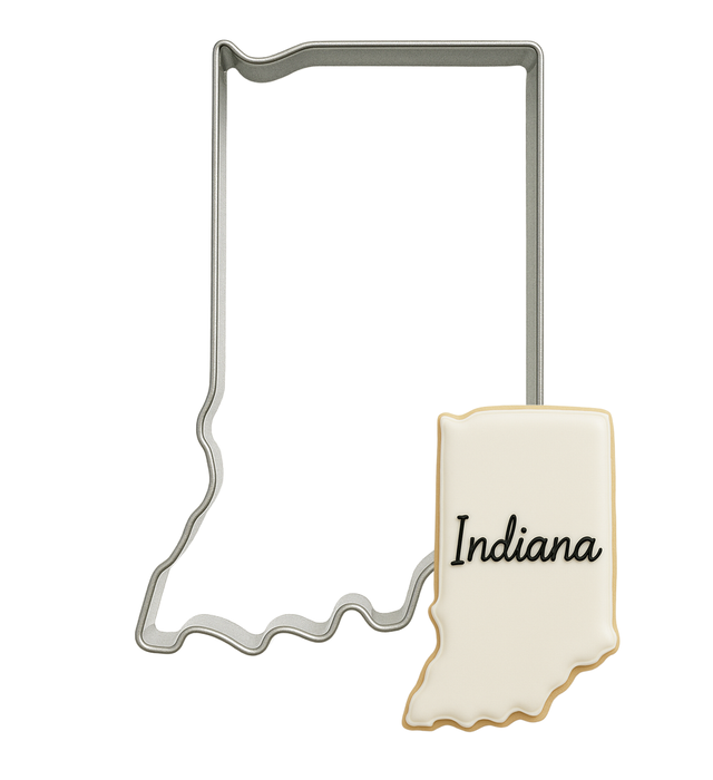 State of Indiana Cookie Cutter 4 in B1794