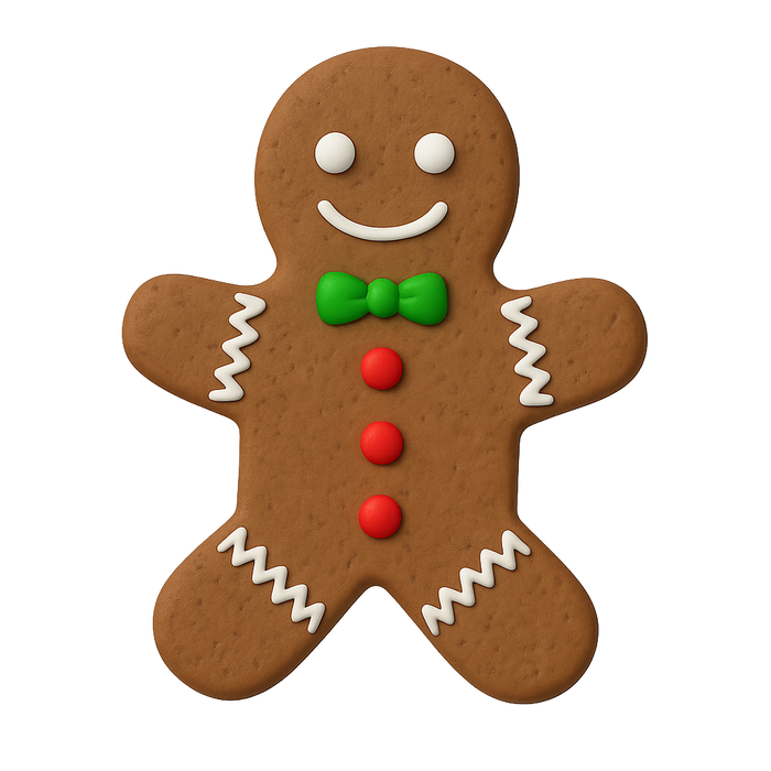 Gingerbread Man Cookie Cutter 3.5 in B1174