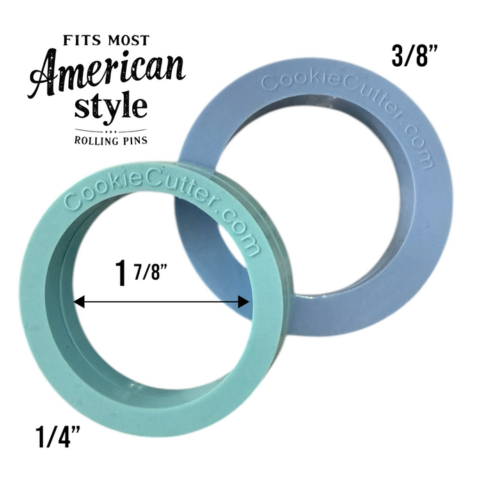 Rolling Pin Dough Bands - Achieve Perfect Dough Thickness Every Time!