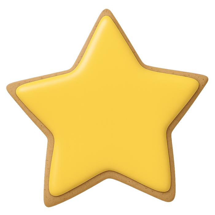 Star Cookie Cutter 4.5 in B0710