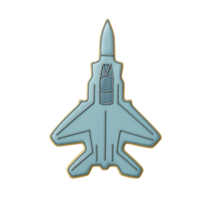 Fighter Jet Cookie Cutter 4.75 in B0842