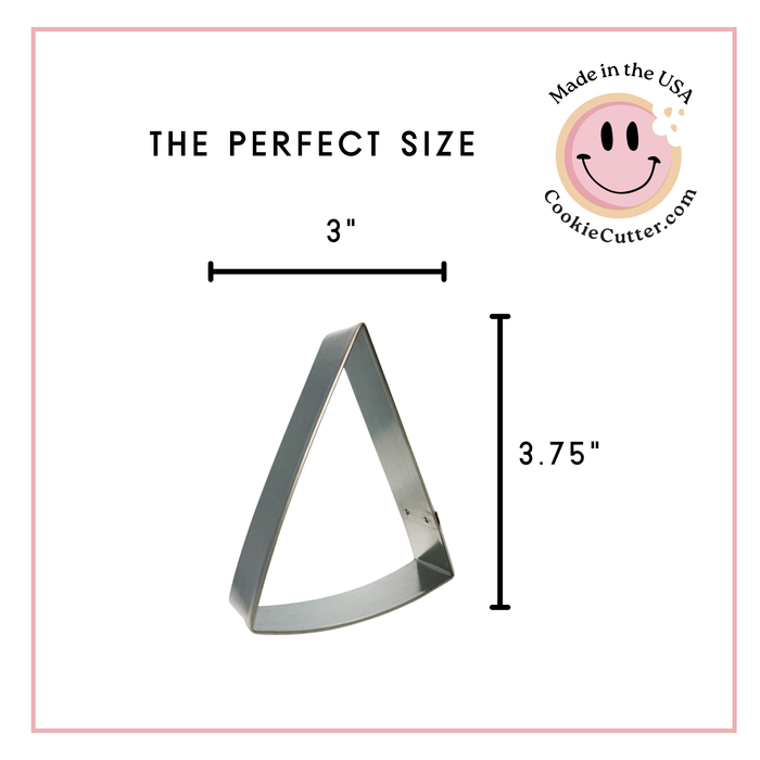 Pie Slice 3.75 in Cookie Cutter B1066