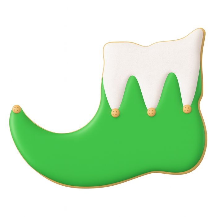 Elf Shoe Cookie Cutter 3.5 in B1124