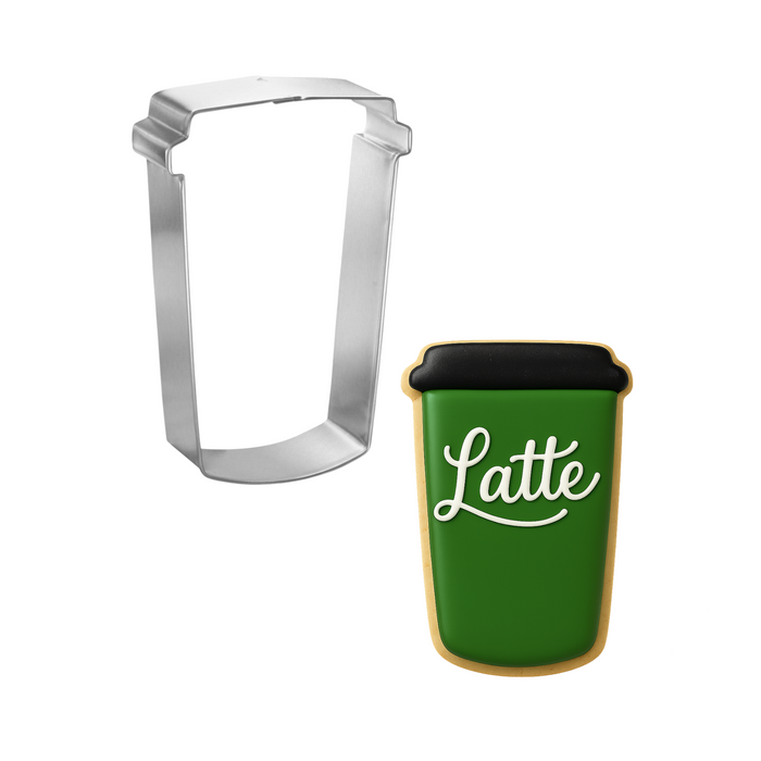 Soda Fountain Coffee Cup Cookie Cutter 4 in B1134