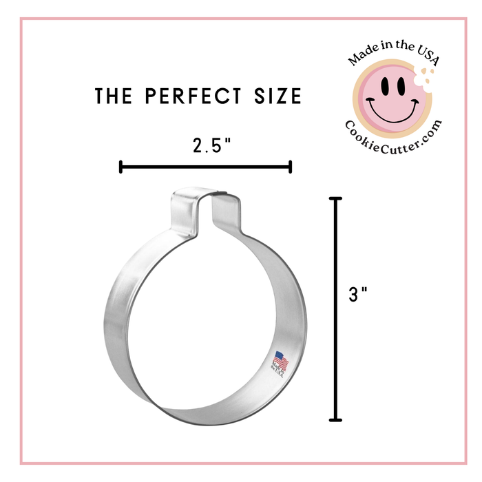 Ornament Bobber Cookie Cutter 3 in B1182