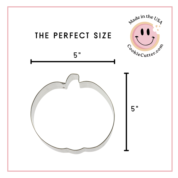 Pumpkin Cookie Cutter 5 in B1217