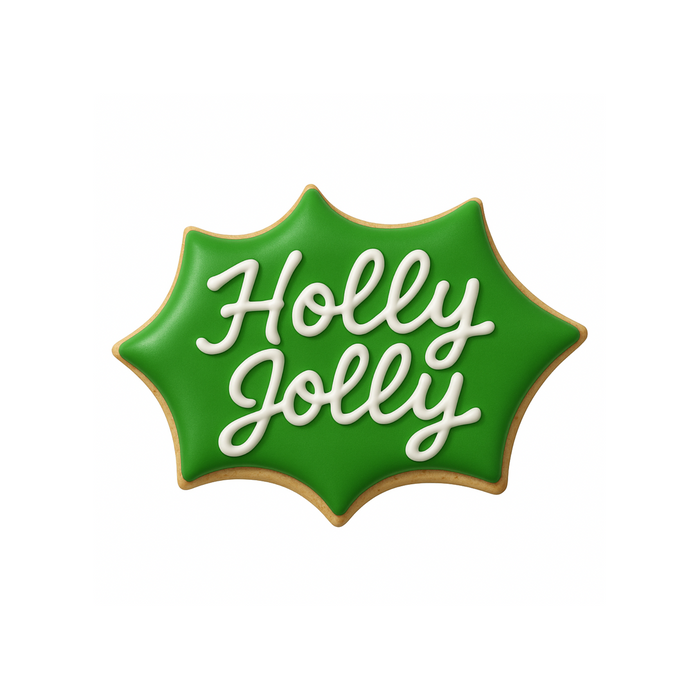 Holly Leaf Cookie Cutter 3.5 in B1265