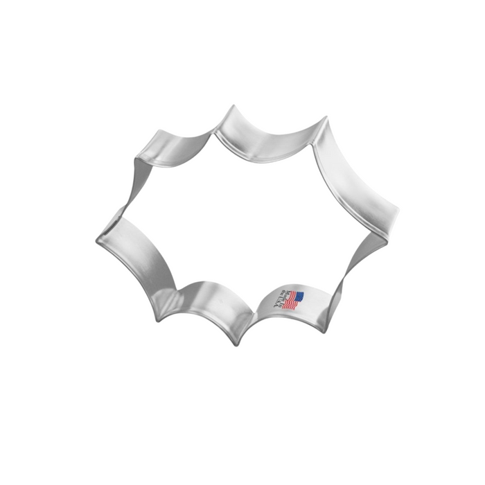 Holly Leaf Cookie Cutter 3.5 in B1265